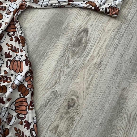 Pumpkin Spice Baby Ruffle Footed Romper | 12–18 Months - Picture 6 of 9